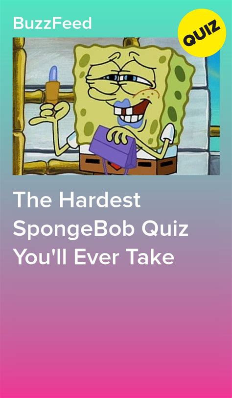 spongebob quiz hard test|hardest spongebob trivia.